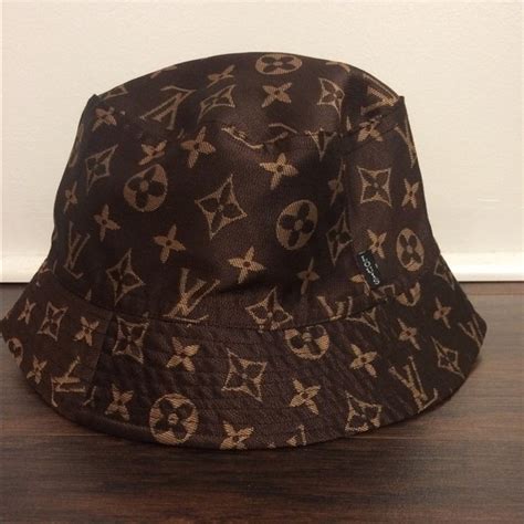 louis vuitton bucket hat fuzzy